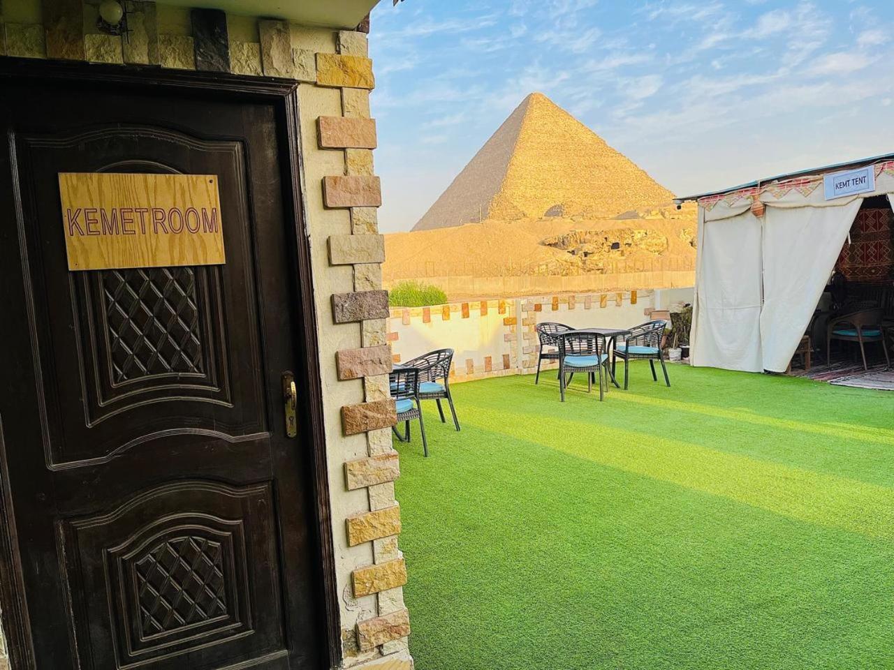 Kemet Pyramids Room View Каир Экстерьер фото