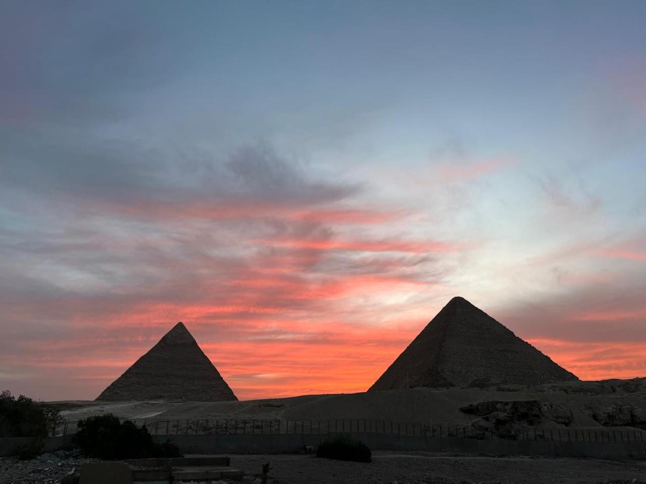 Kemet Pyramids Room View Каир Экстерьер фото