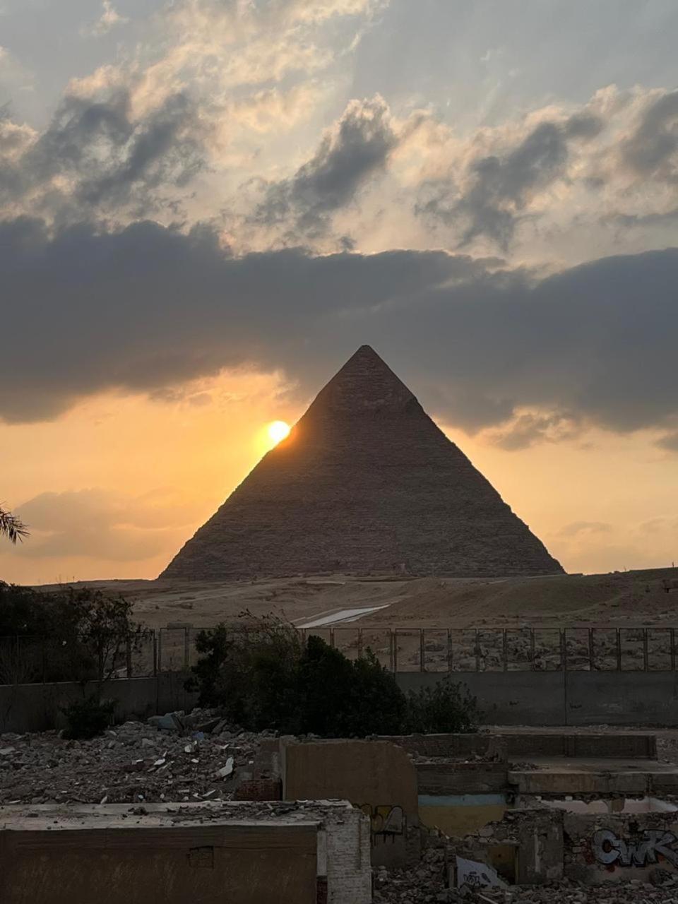 Kemet Pyramids Room View Каир Экстерьер фото