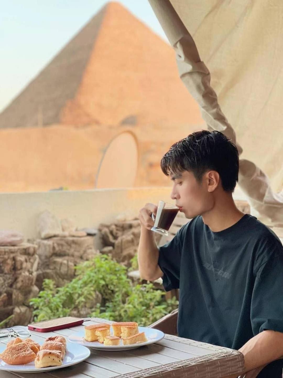 Kemet Pyramids Room View Каир Экстерьер фото