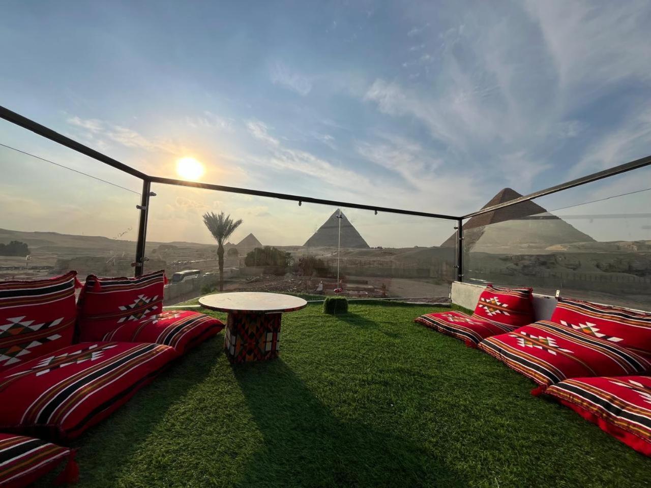 Kemet Pyramids Room View Каир Экстерьер фото