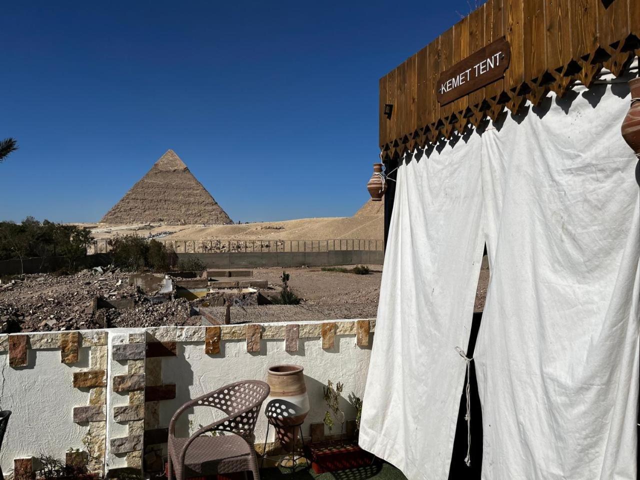 Kemet Pyramids Room View Каир Экстерьер фото
